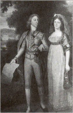 Портрет Густава IV Адольфа и его супруги Фредерики Доротеи Вильгельмины. Стокгольм 1800 г.
