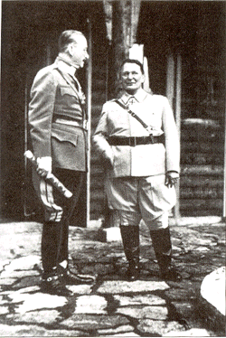 Маршал Маннергейм и рейхсмаршал Геринг.