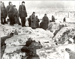 Советские войска на захваченном Финском полигоне,
где испытывалась прочность железобетонных укреплений.